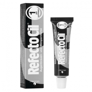 RefectoCil Pure Black №1 — Краска для окрашивания бровей и ресниц (черный) 15 мл