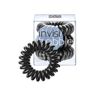 Резинка-браслет для волос Invisibobble True Black-нежно-черная